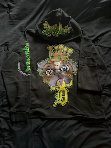 Men's Embroidered Hoodie Jogging Set