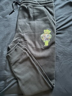 Men's Embroidered Hoodie Jogging Set