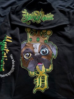 Men's Embroidered Hoodie Jogging Set